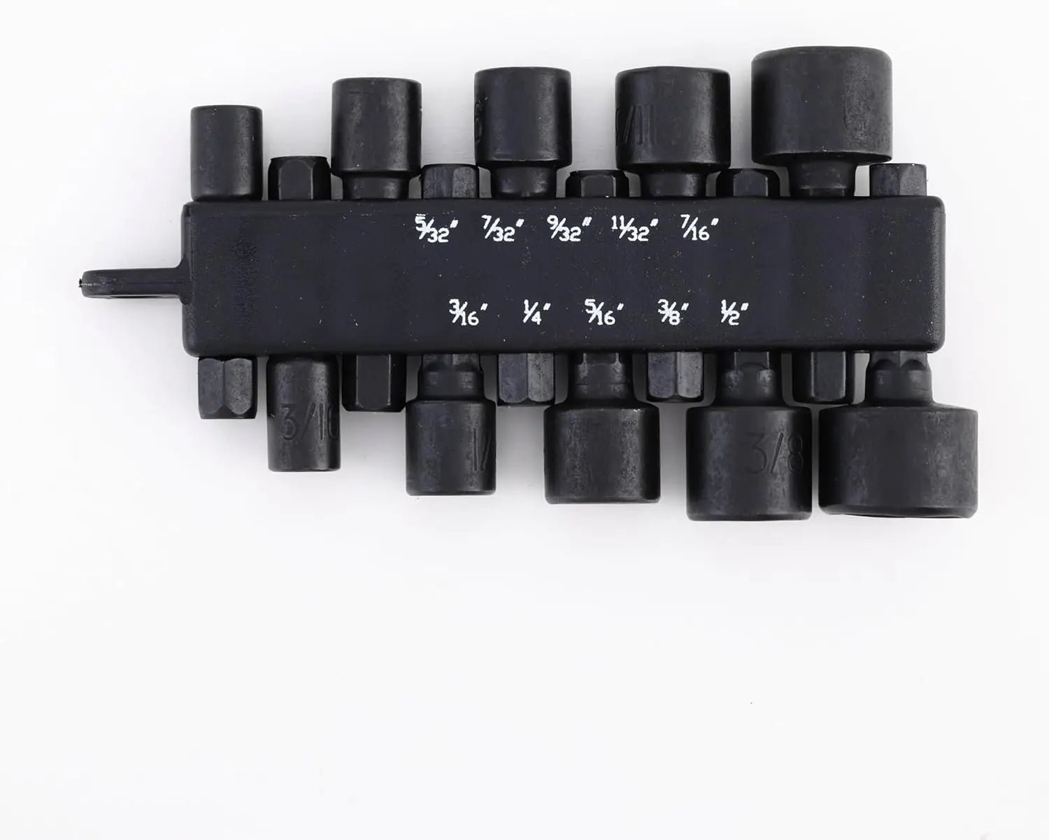 nut driver set, cr v wrench head tool, external hex bit socket, 1/4 inch hex shank, sae 5/32 1/2" impact hex driver bit set, 10pcs - Laty Machine nut driver set, cr v wrench head tool, external hex bit socket, 1/4 inch hex shank, sae 5/32 1/2" impact hex driver bit set, 10pcs