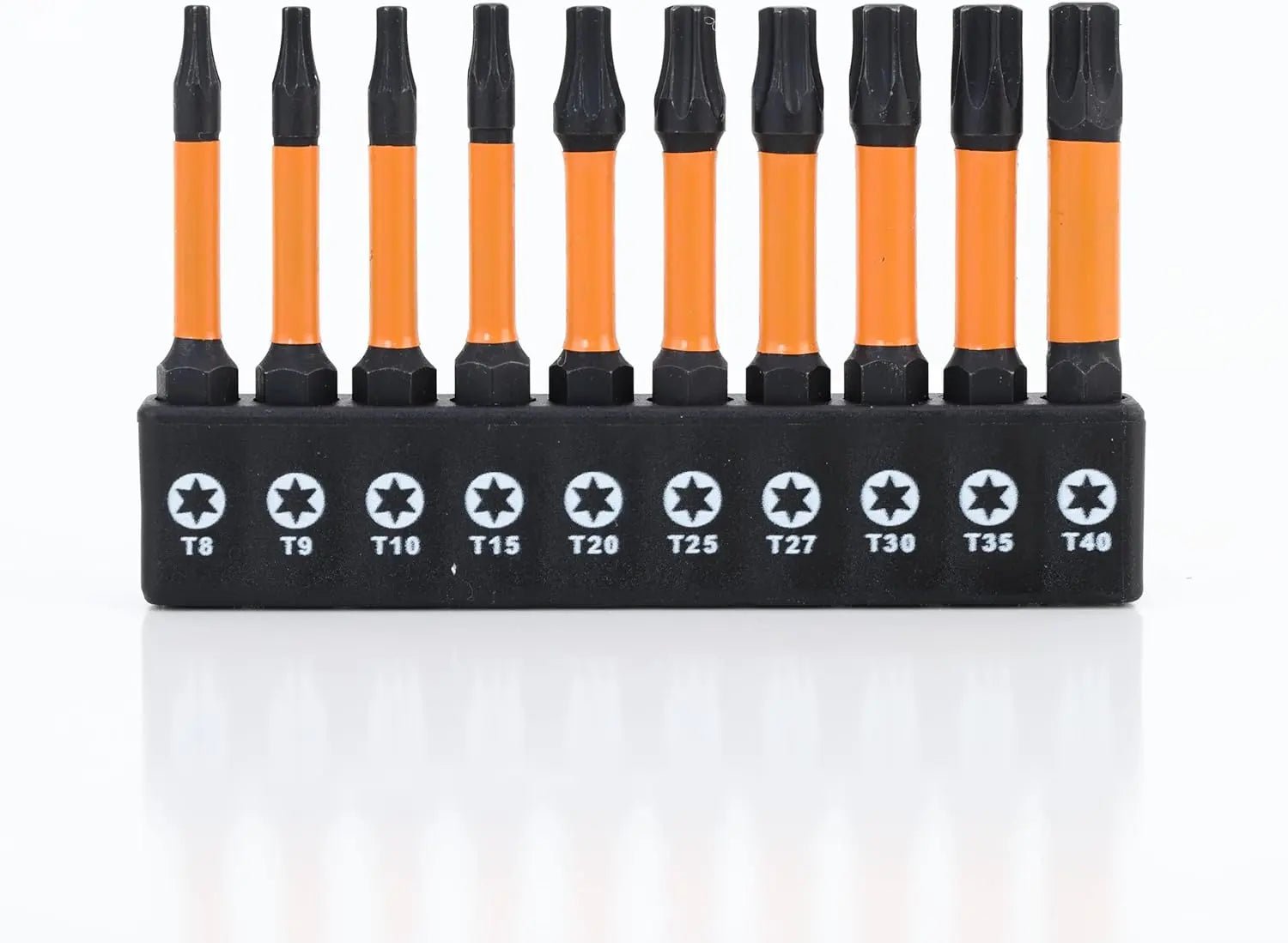 torx bit socket set, s2 alloy steel wrench head tool, plum blade screwdriver bit set, 1/4 inch drive, t8 t40 impact driver bit set, 10pcs - Laty Machine torx bit socket set, s2 alloy steel wrench head tool, plum blade screwdriver bit set, 1/4 inch drive, t8 t40 impact driver bit set, 10pcs