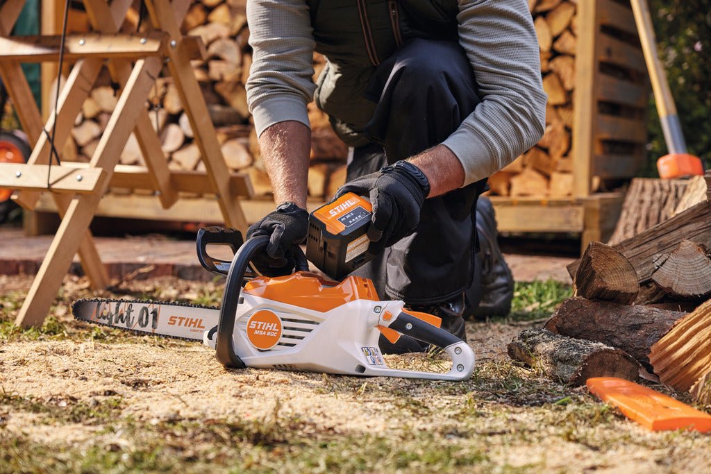 msa 80 battery chainsaw with 14" bar - Laty Machine msa 80 battery chainsaw with 14" bar