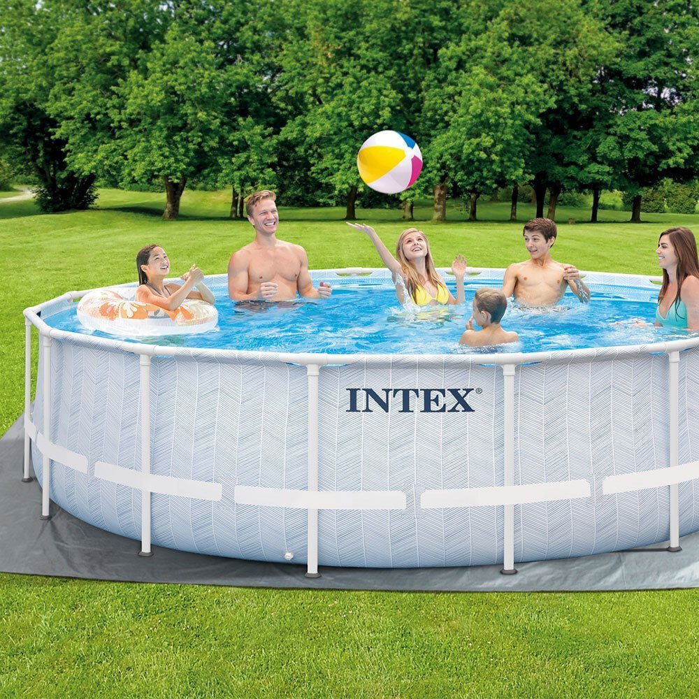 piscine chevron ronde 4,88 x 1,22 m - Laty Machine piscine chevron ronde 4,88 x 1,22 m