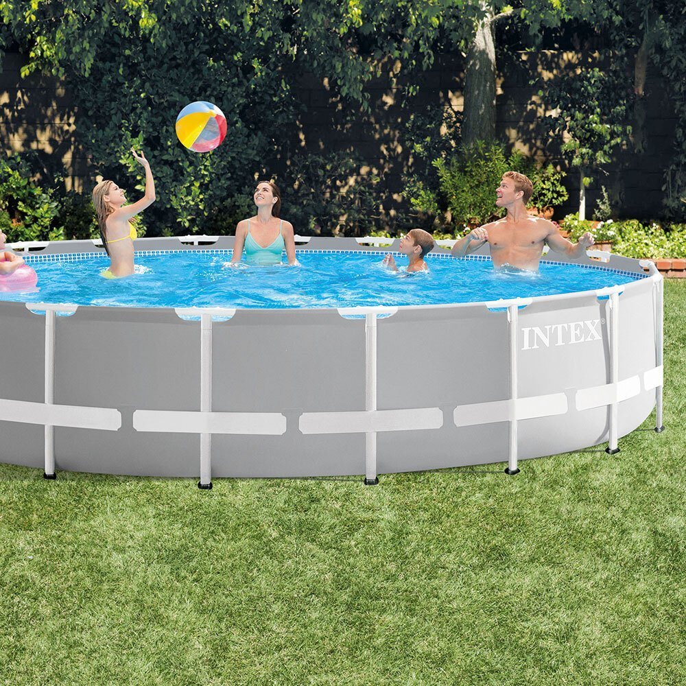 piscine prism frame ronde 6,10 x 1,32 m - Laty Machine piscine prism frame ronde 6,10 x 1,32 m