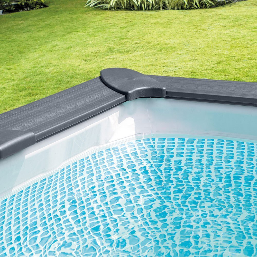 piscine graphite rectangulaire 4,00 x 3,00 x 1,24 m - Laty Machine piscine graphite rectangulaire 4,00 x 3,00 x 1,24 m