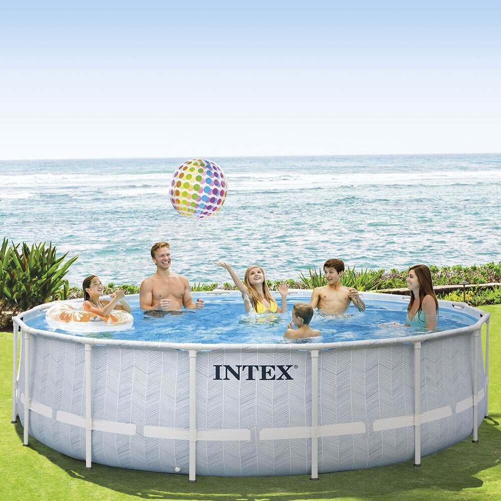 piscine chevron ronde 4,88 x 1,22 m - Laty Machine piscine chevron ronde 4,88 x 1,22 m