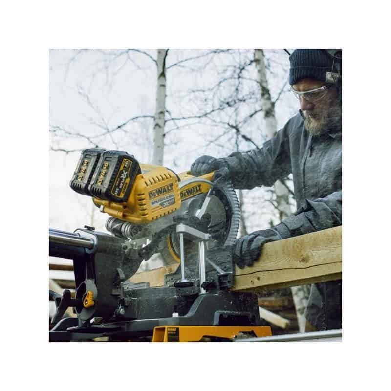 scie à onglets radiale dewalt 305mm 18/54v flexvolt 6ah – dhs780t2 - Laty Machine scie à onglets radiale dewalt 305mm 18/54v flexvolt 6ah – dhs780t2