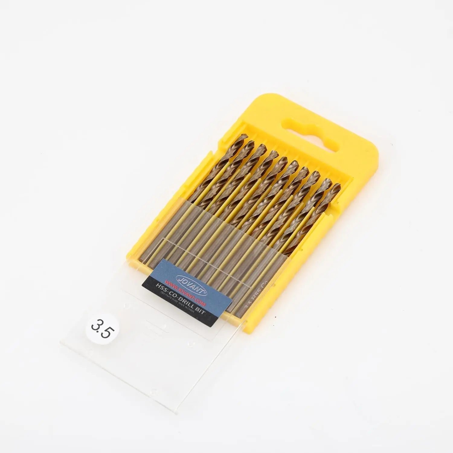 jovant lot de 10 forets en cobalt 9/64 pouces (3,5 mm), m35 hss en acier rapide pour perceuse/visseuse, forets hélicoïdaux robustes en acier inoxydable - Laty Machine jovant lot de 10 forets en cobalt 9/64 pouces (3,5 mm), m35 hss en acier rapide pour perceuse/visseuse, forets hélicoïdaux robustes en acier inoxydable