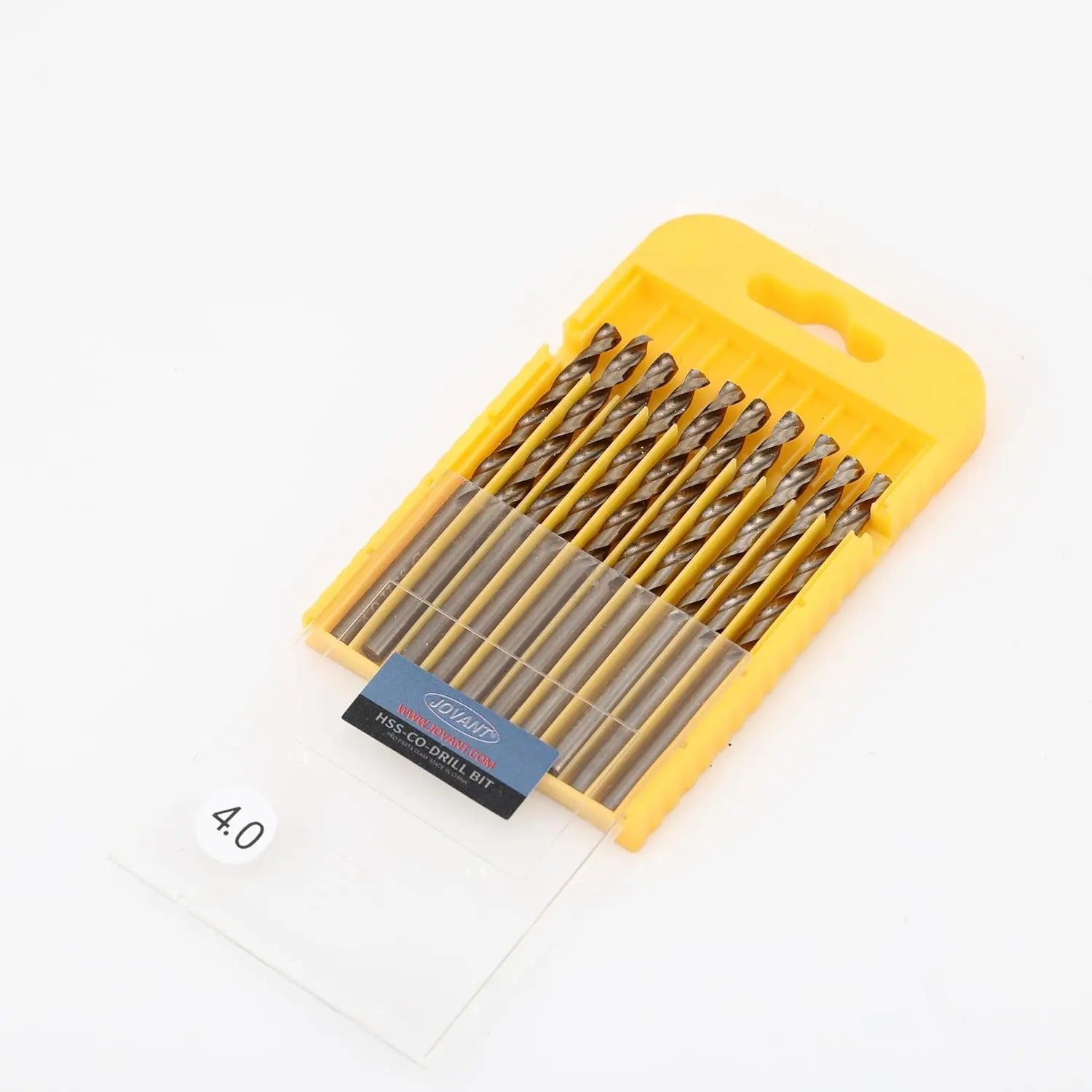 jovant lot de 10 forets en cobalt 5/32 pouces (4 mm), m35 hss en acier rapide pour perceuse/visseuse en acier inoxydable forets hélicoïdaux robustes en acier - Laty Machine jovant lot de 10 forets en cobalt 5/32 pouces (4 mm), m35 hss en acier rapide pour perceuse/visseuse en acier inoxydable forets hélicoïdaux robustes en acier