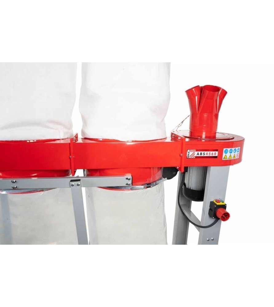 aspirateur à copeaux holzmann abs 4560 – 400v - Laty Machine aspirateur à copeaux holzmann abs 4560 – 400v