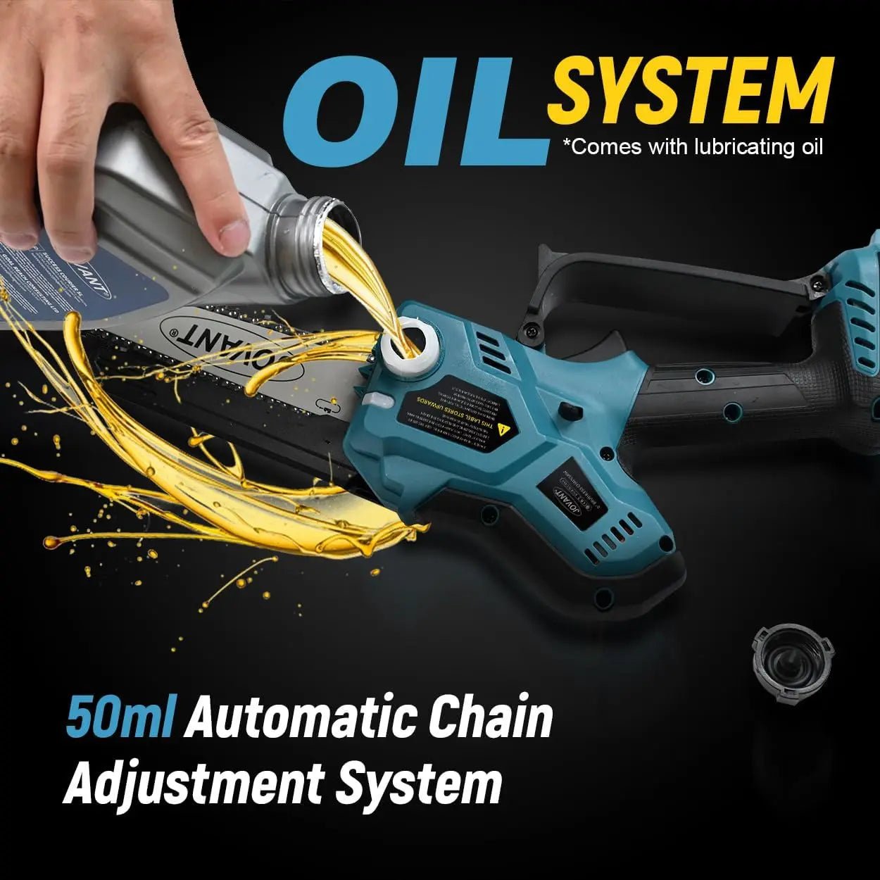 2 in 1 chainsaw,cordless electric chain saw,8 inch&6 inch chain saw with 4a rechargeable battery,battery powered handheld chainsaw for tree trimming and wood cutting - Laty Machine 2 in 1 chainsaw,cordless electric chain saw,8 inch&6 inch chain saw with 4a rechargeable battery,battery powered handheld chainsaw for tree trimming and wood cutting