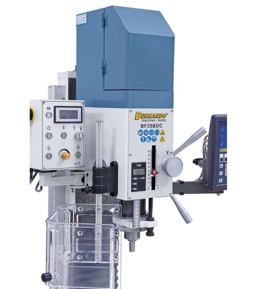 perceuse fraiseuse métal bernardo bf35bdc avec avance automatique et affichage digital 3 axes - Laty Machine perceuse fraiseuse métal bernardo bf35bdc avec avance automatique et affichage digital 3 axes