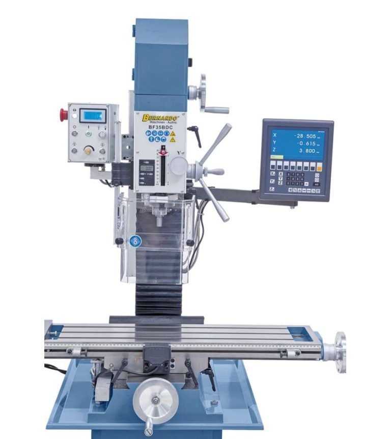perceuse fraiseuse métal bernardo bf35bdc avec avance automatique et affichage digital 3 axes - Laty Machine perceuse fraiseuse métal bernardo bf35bdc avec avance automatique et affichage digital 3 axes