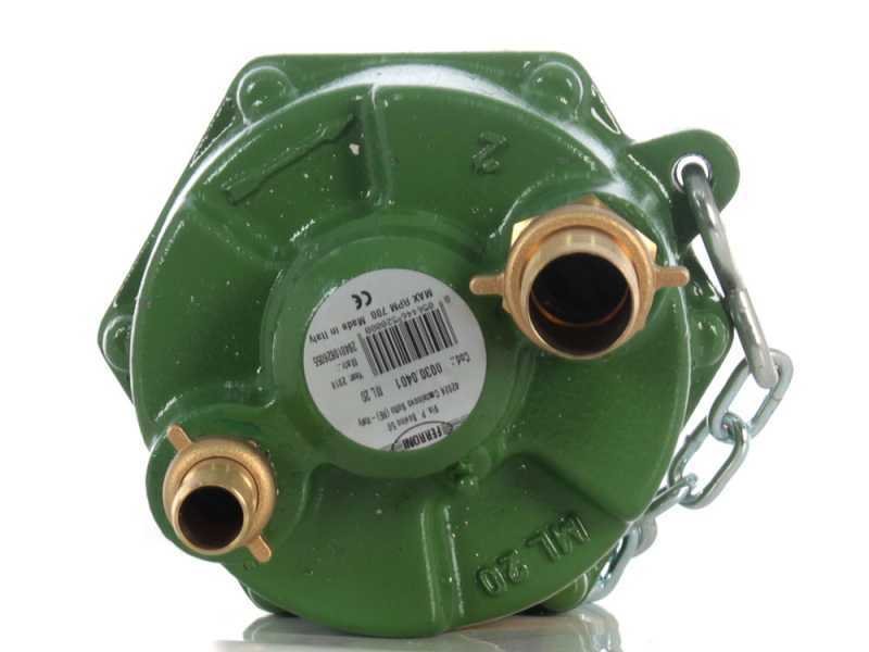 pompe à eau sur prise force tracteur ferroni ml 20, raccord de 30 19 mm