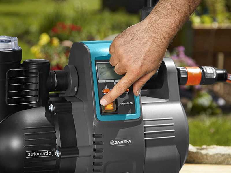 pompe gardena automatique 5000/5e lcd avec fonction économie d’énergie - Laty Machine pompe gardena automatique 5000/5e lcd avec fonction économie d’énergie