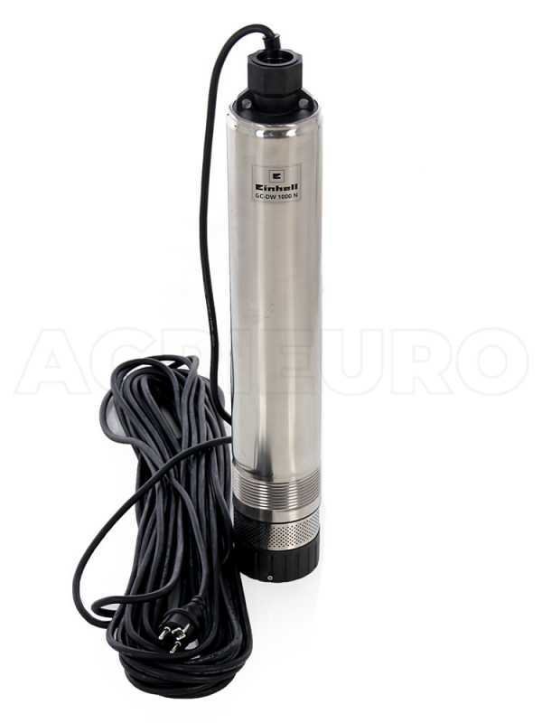 pompe immergée de forage einhell gc dw 1000 – pompe électrique inox eau claire – 1000w - Laty Machine pompe immergée de forage einhell gc dw 1000 – pompe électrique inox eau claire – 1000w