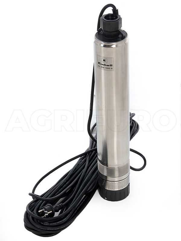 pompe immergée de forage einhell gc dw 1000 – pompe électrique inox eau claire – 1000w - Laty Machine pompe immergée de forage einhell gc dw 1000 – pompe électrique inox eau claire – 1000w