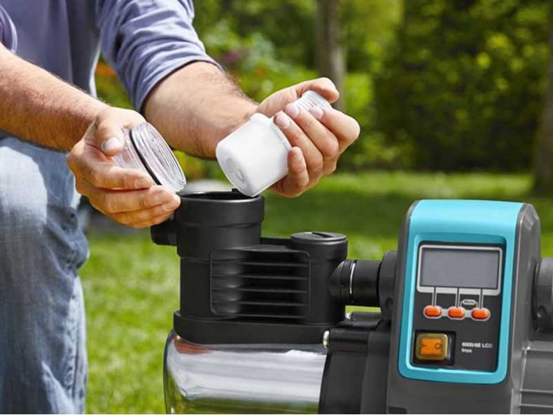 pompe électrique gardena automatique 6000/6e lcd inox – 1300w - Laty Machine pompe électrique gardena automatique 6000/6e lcd inox – 1300w