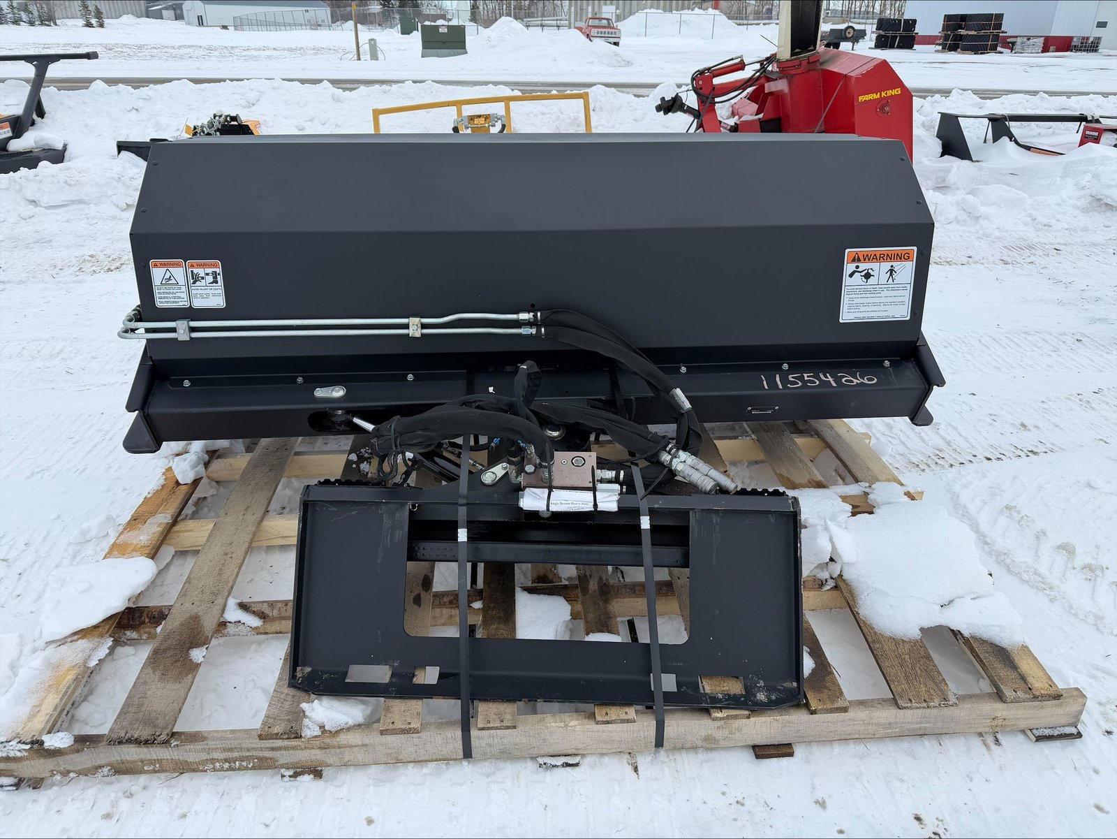 certified used1914 84" angle broom hd w/hydraulic angle ,695 + freight - Laty Machine certified used1914 84" angle broom hd w/hydraulic angle $6,695 + freight