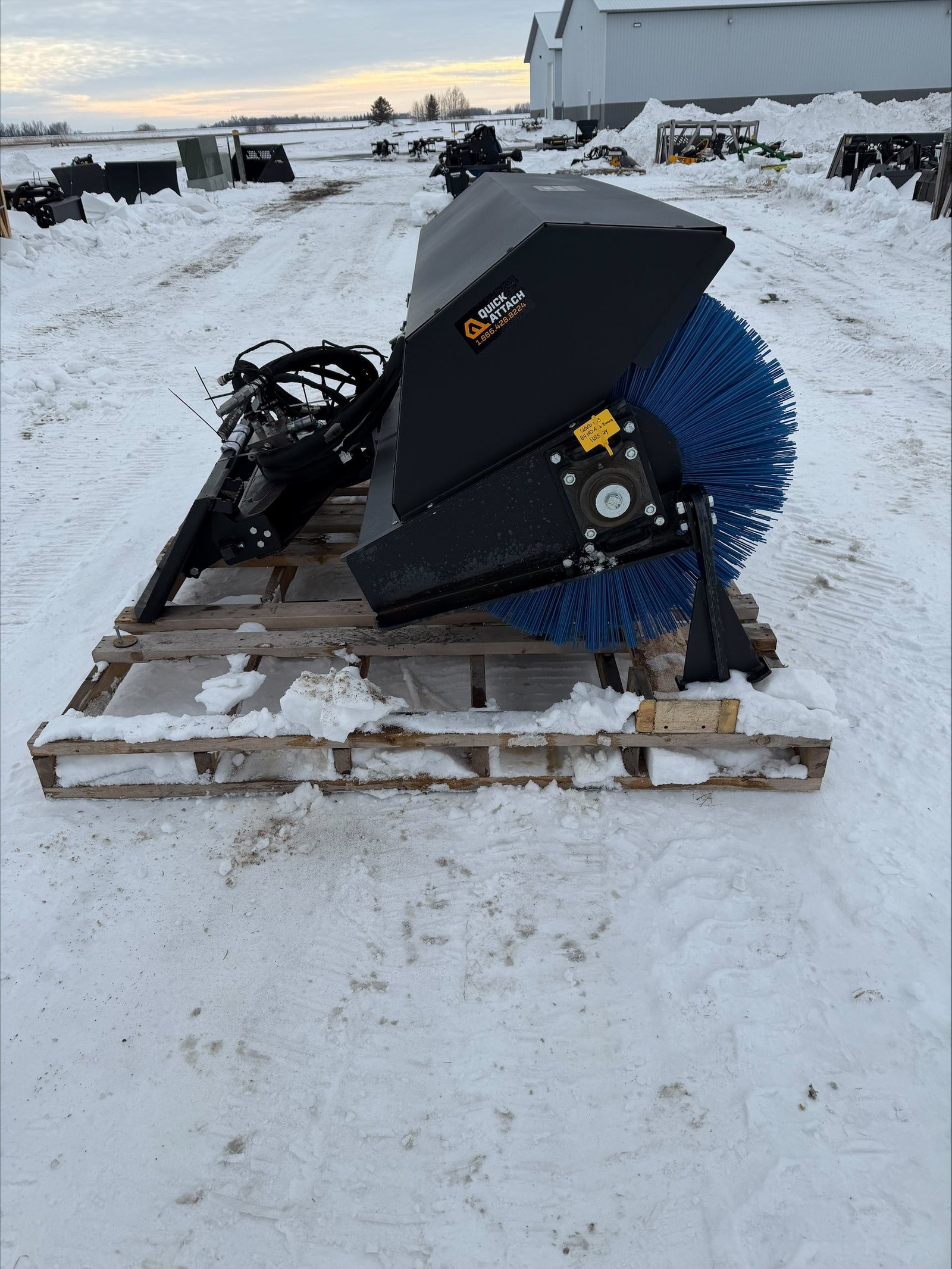 certified used1913 84" angle broom hd w/hydraulic angle ,695 + freight - Laty Machine certified used1913 84" angle broom hd w/hydraulic angle $6,695 + freight