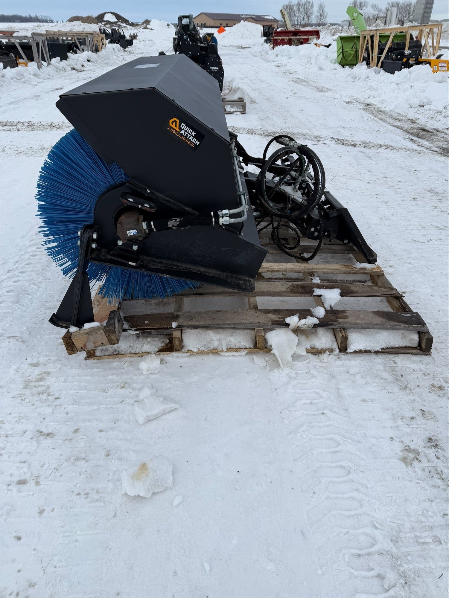 certified used1911 84" angle broom hd w/hydraulic angle ,695 +freight - Laty Machine certified used1911 84" angle broom hd w/hydraulic angle $6,695 +freight