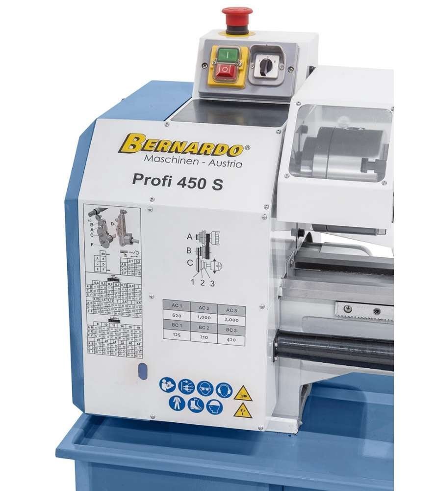 tour à métaux bernardo profi450s - Laty Machine tour à métaux bernardo profi450s
